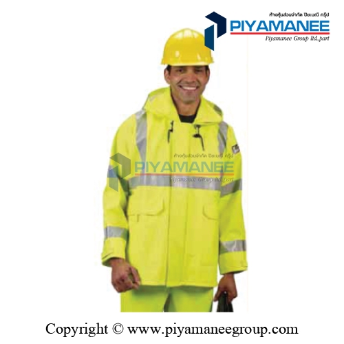 203003 AJPU10LY FR/ARC RATE RAINWEAR COAT [เสื้อคลุม] LAKELAND